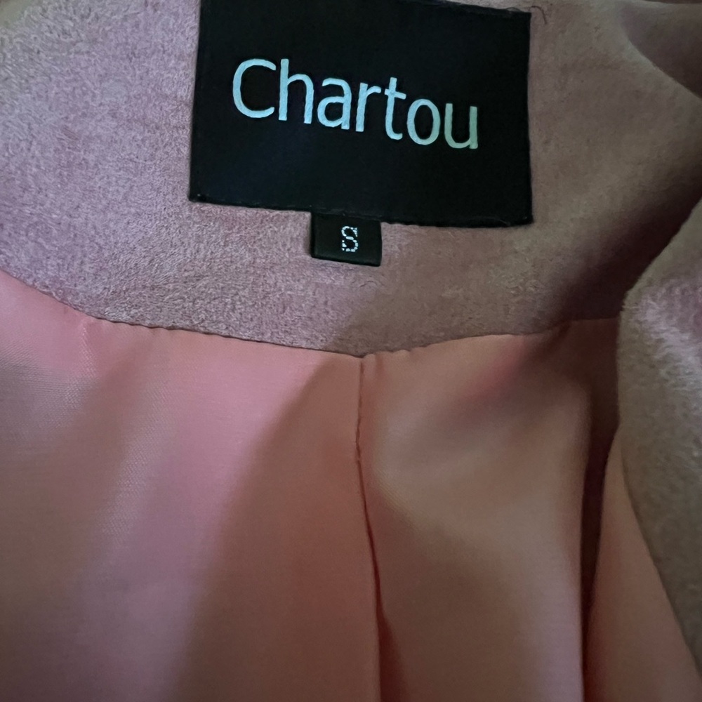 Fringe Suede Cropped Jacket - Pink - Picture 5 of 8